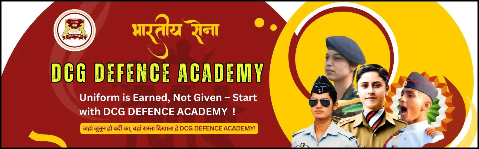 DCG Defence Academy – Best Defence Training in India.