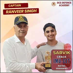 IMU CET achiever trained at DCG Academy