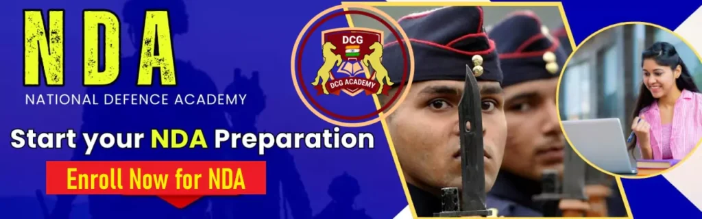 NDA Online Classes banner with students preparing through online coaching